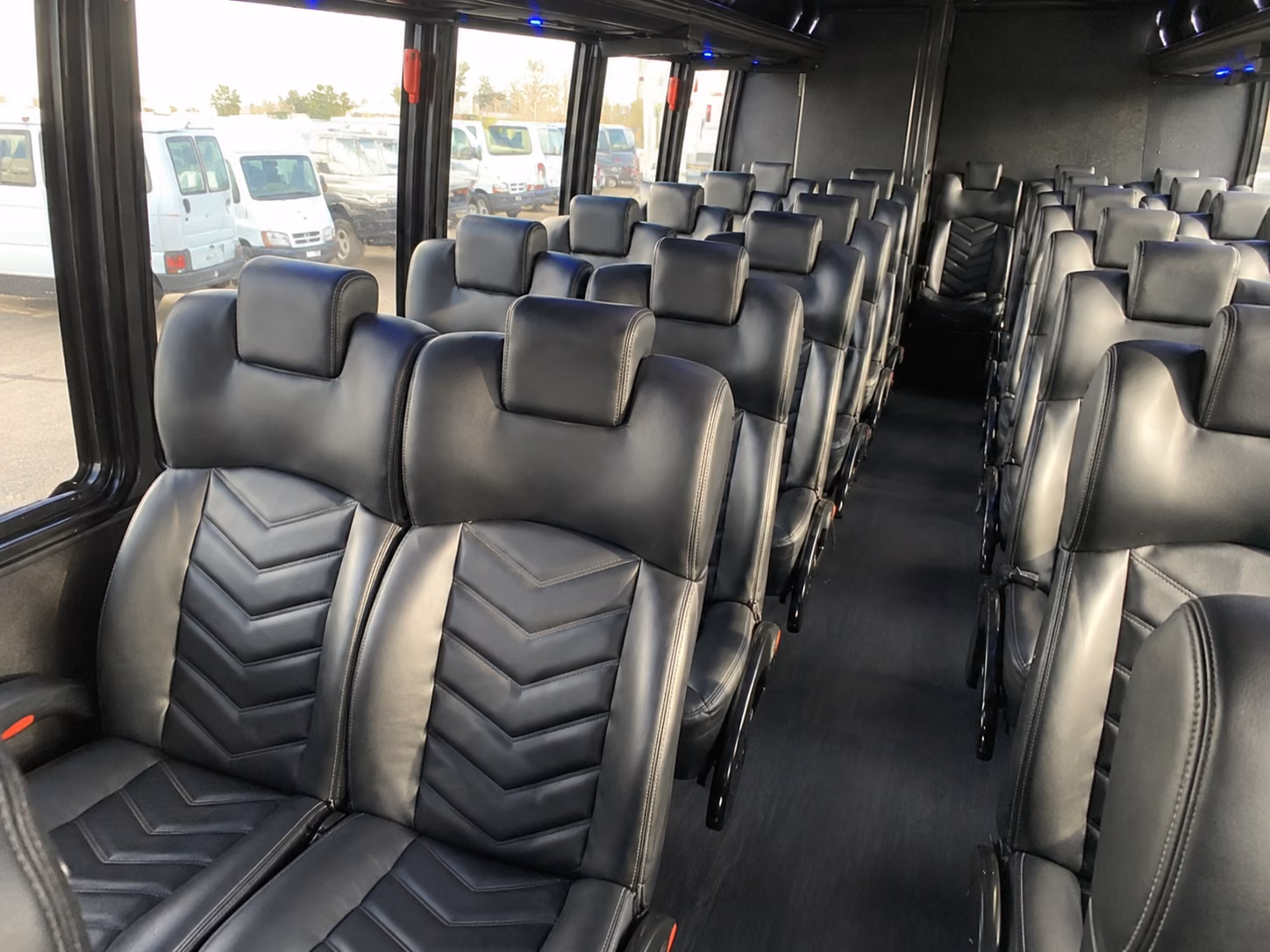 san mateo 20 passenger minibus interior