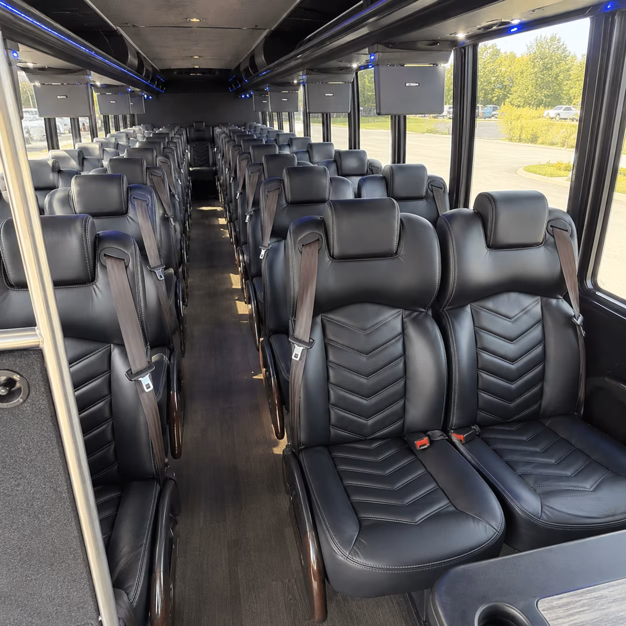 san mateo 30 passenger minibus inside