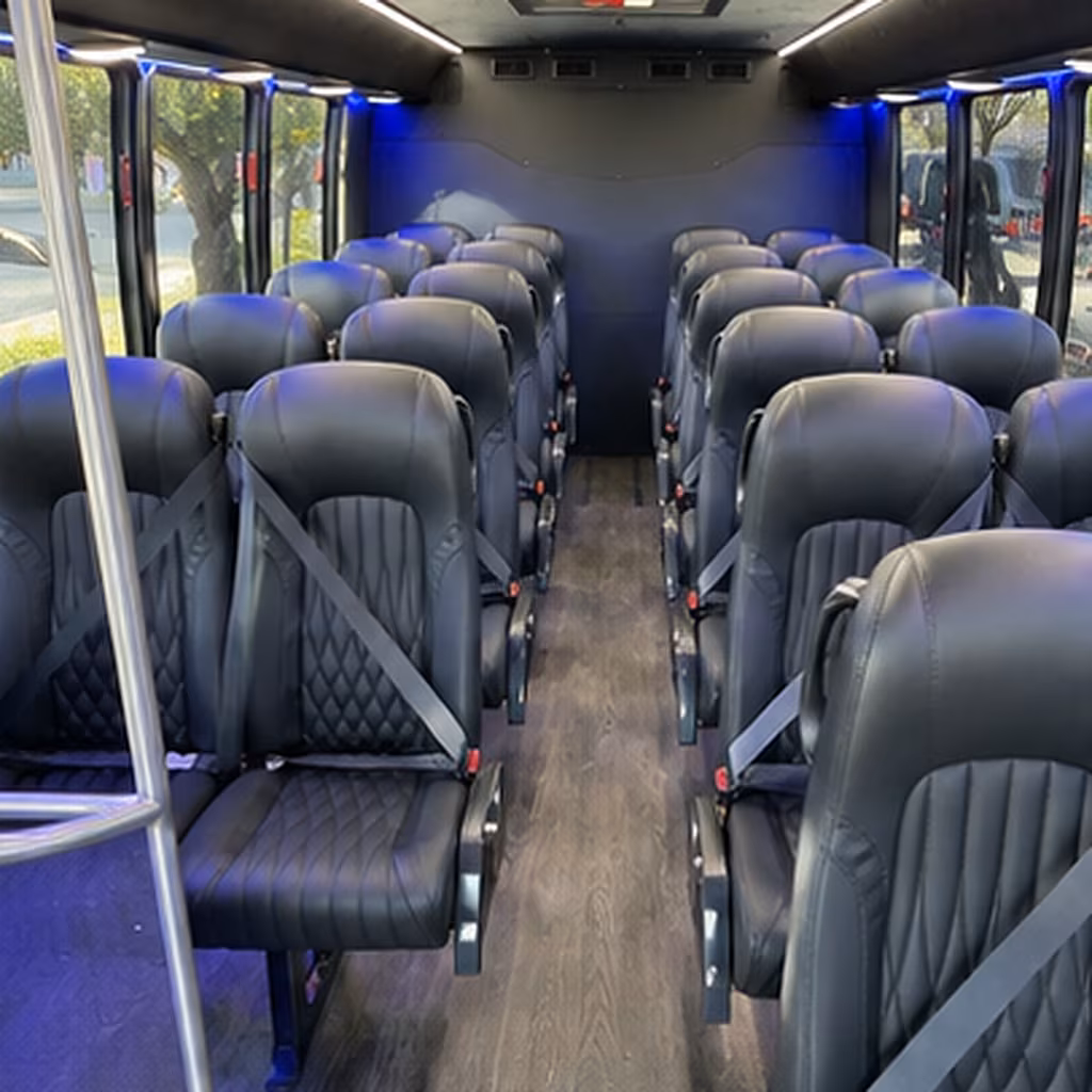 san mateo 30 passenger minibus interior