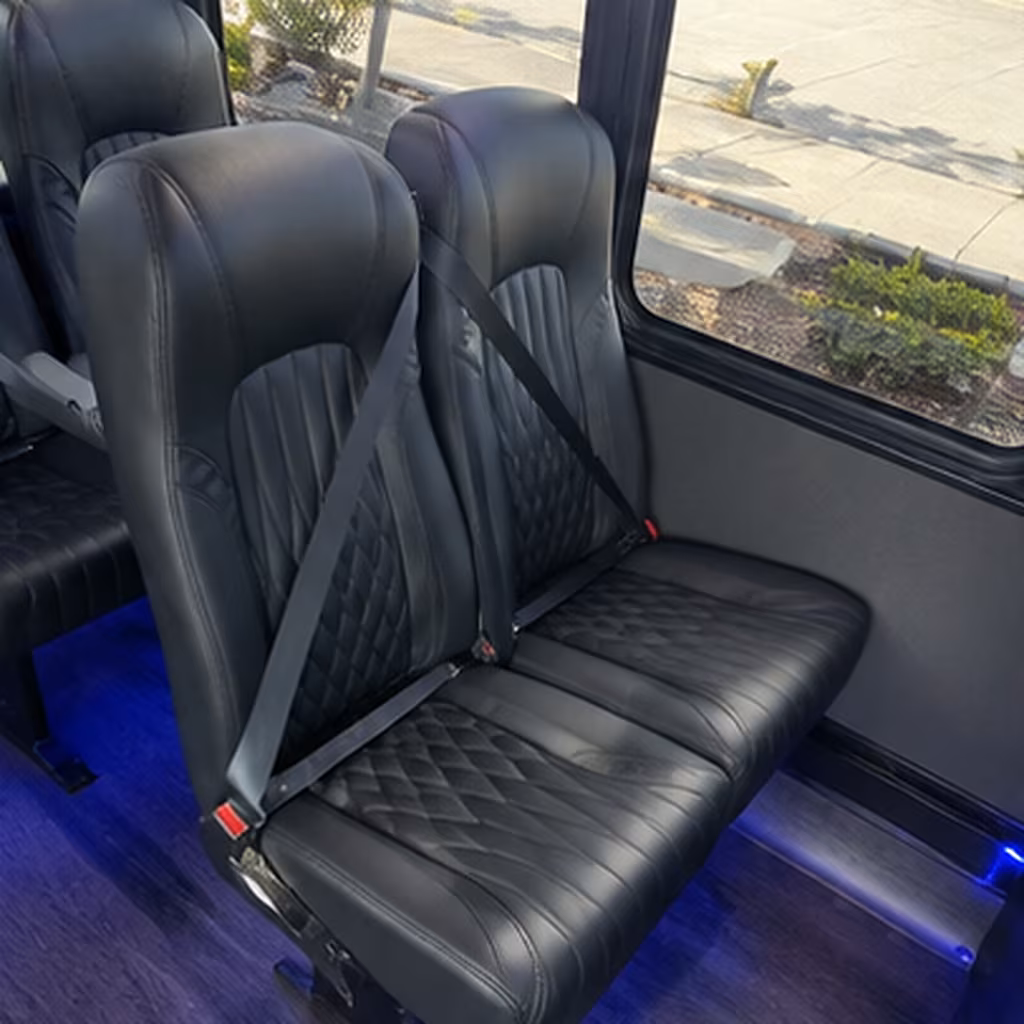 san mateo 35 passenger minibus interior