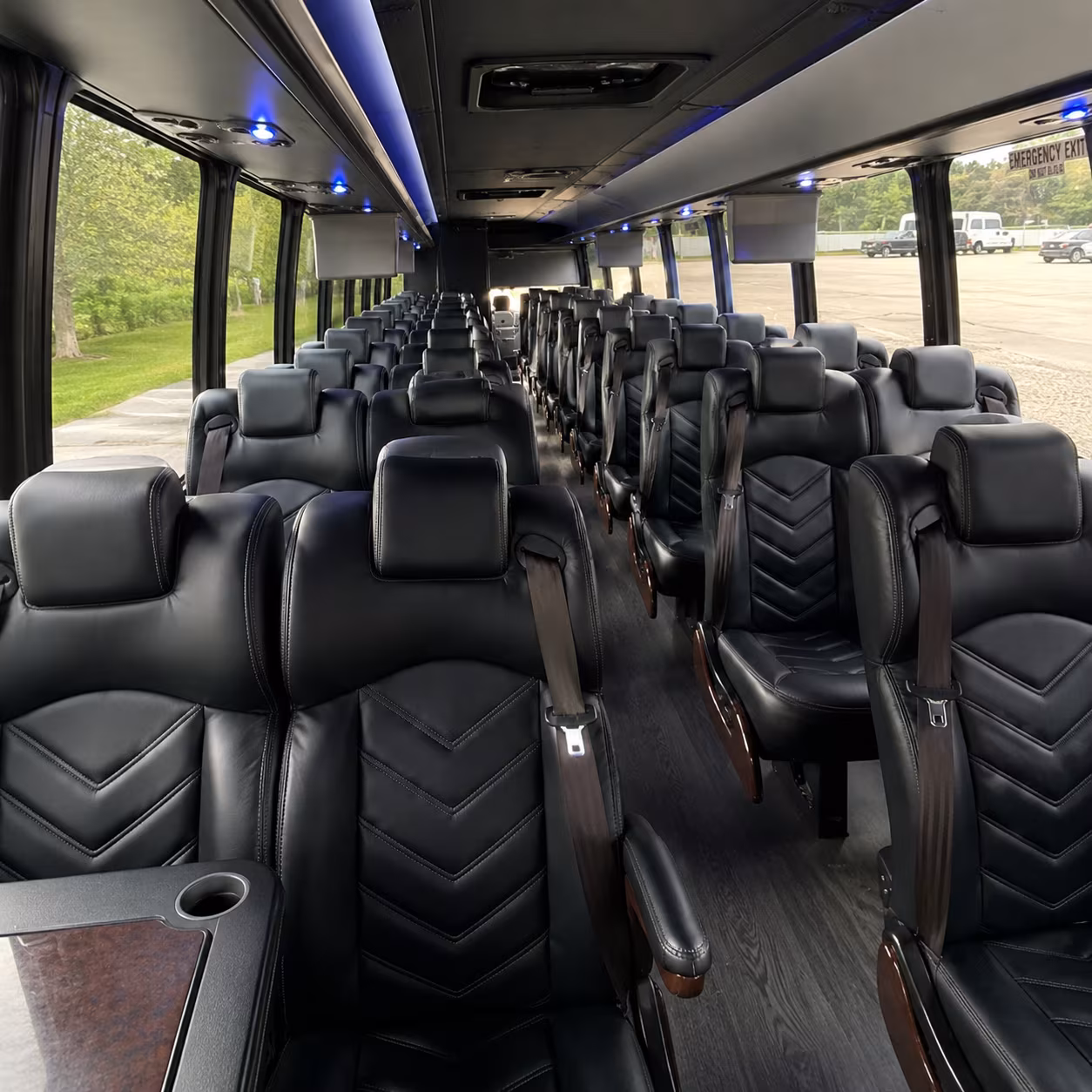 san mateo employee transportation onboard seating