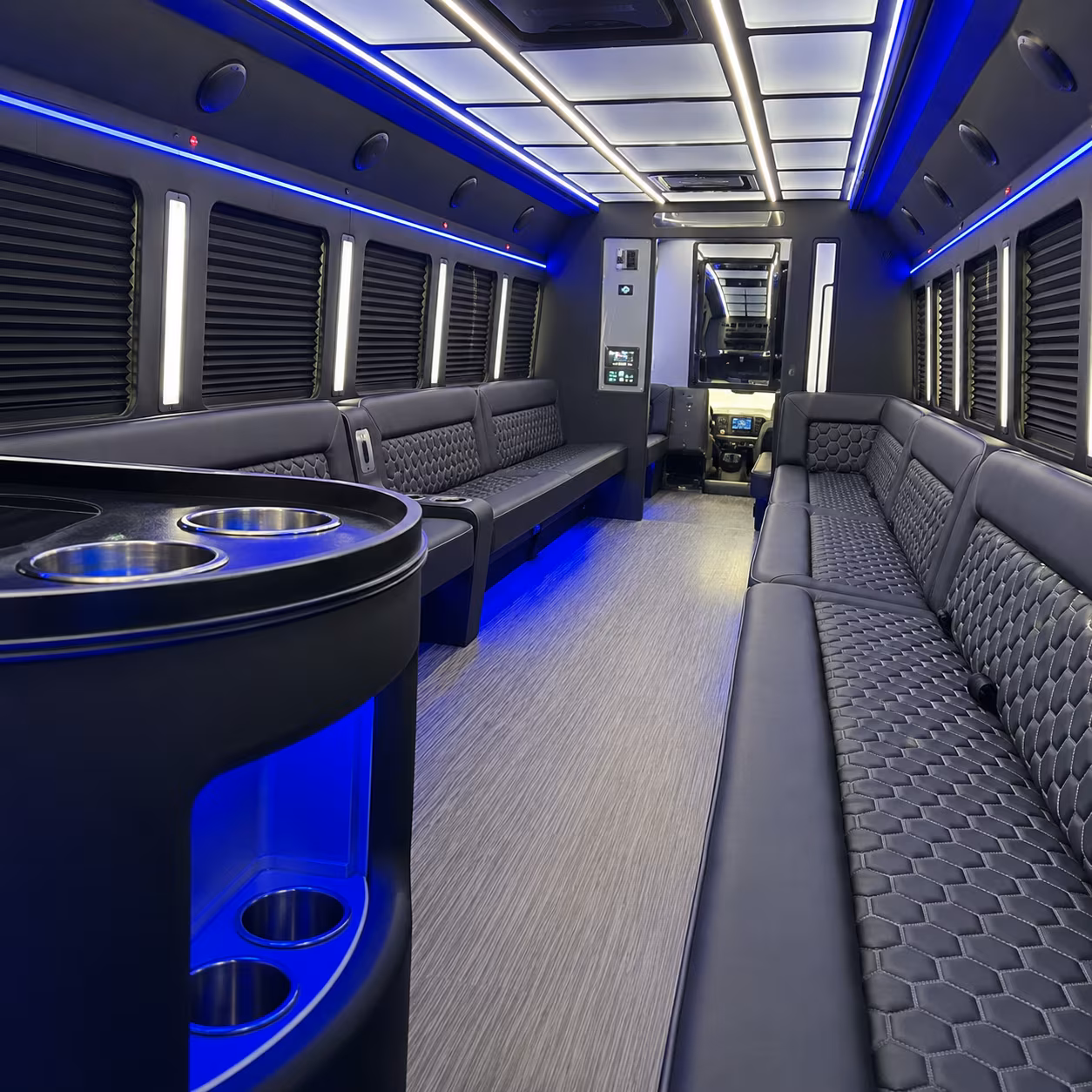 san mateo party bus rentals inside