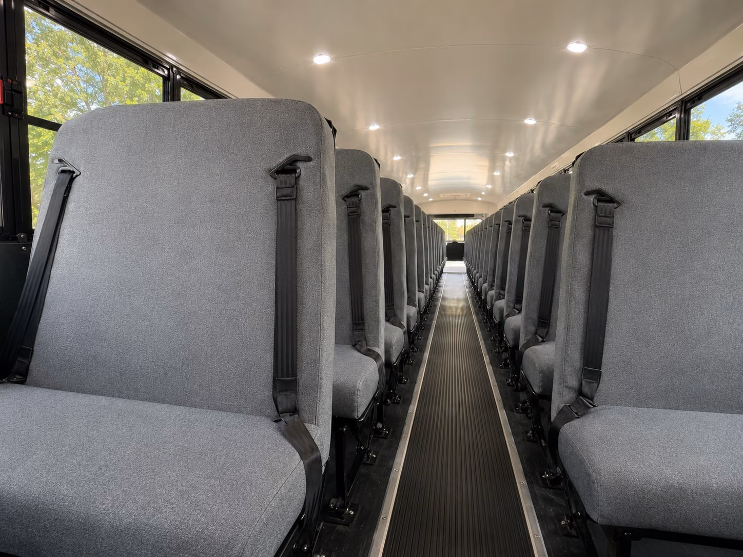 san mateo school bus interior